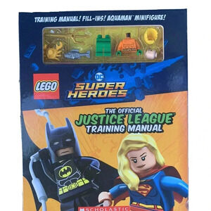 NEW Lego Super Heroes The Official Justice League Training Manual & Mini Figure